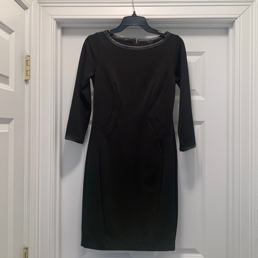 Black, long sleeve, Ann Taylor dress